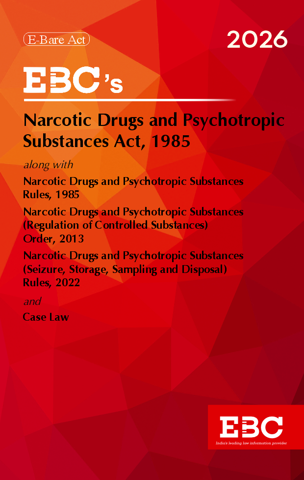 Narcotic Drugs and Psychotropic Substances Act, 1985 Bare Act (Print/eBook)