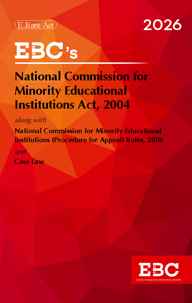 National Commission For Minority Educational Institutions Act, 2004 Bare Act (Print/eBook)