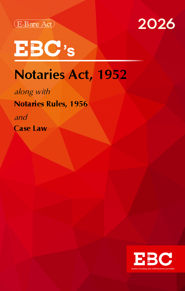 Notaries Act, 1952 Bare Act (Print/eBook)