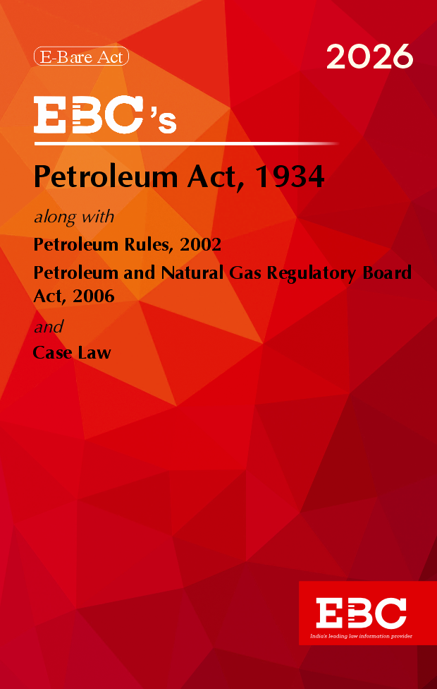 Petroleum Act, 1934 <br>Bare Act (Print/eBook)</br>