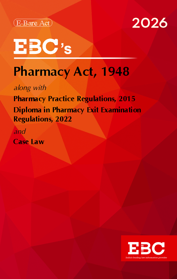 Pharmacy Act, 1948Bare Act (Print/eBook)