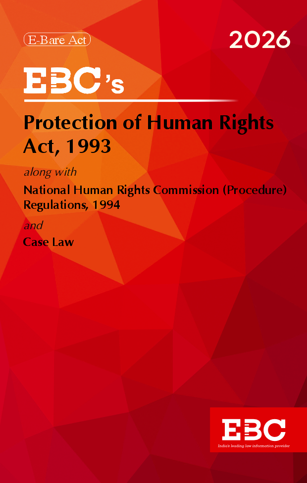 Protection of Human Rights Act, 1993 Bare Act (Print/eBook)