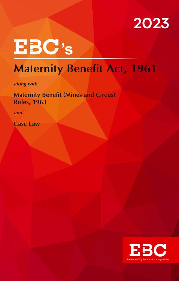 Maternity Benefit Act, 1961Bare Act (Print/eBook)