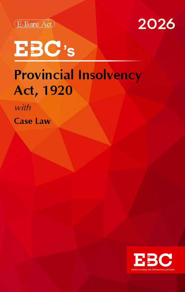 Provincial Insolvency Act, 1920Bare Act (Print/eBook)