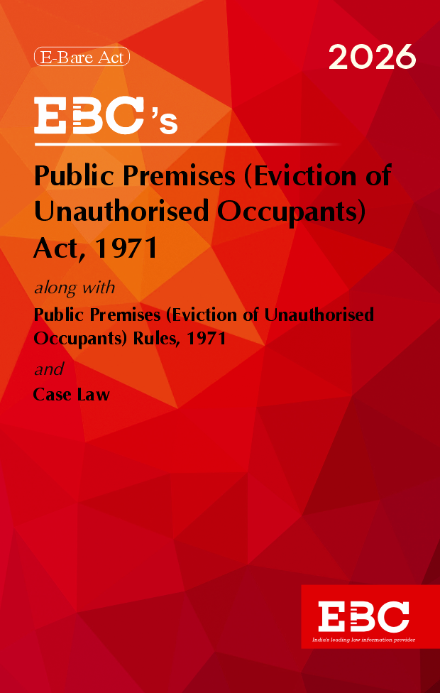 Public Premises (Eviction of Unauthorised Occupants) Act, 1971Bare Act (Print/eBook)