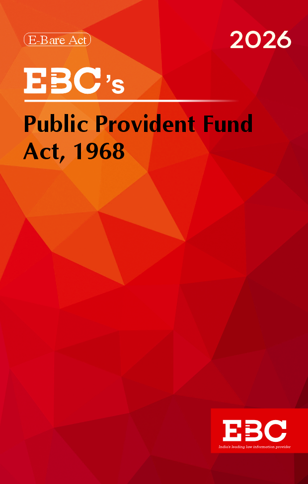 Public Provident Fund Act, 1968Bare Act (Print/eBook)