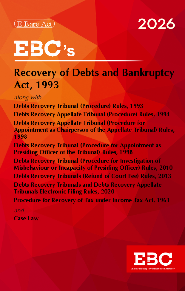 Recovery of Debts and Bankruptcy Act, 1993Bare Act (Print/eBook)