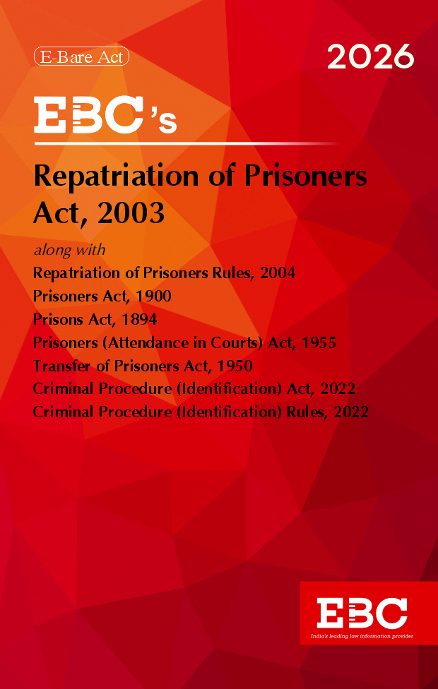 Repatriation of Prisoners Act, 2003Bare Act (Print/eBook)