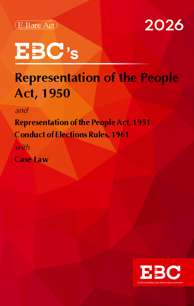 Representation of the People Act, 1950Bare Act (Print/eBook)