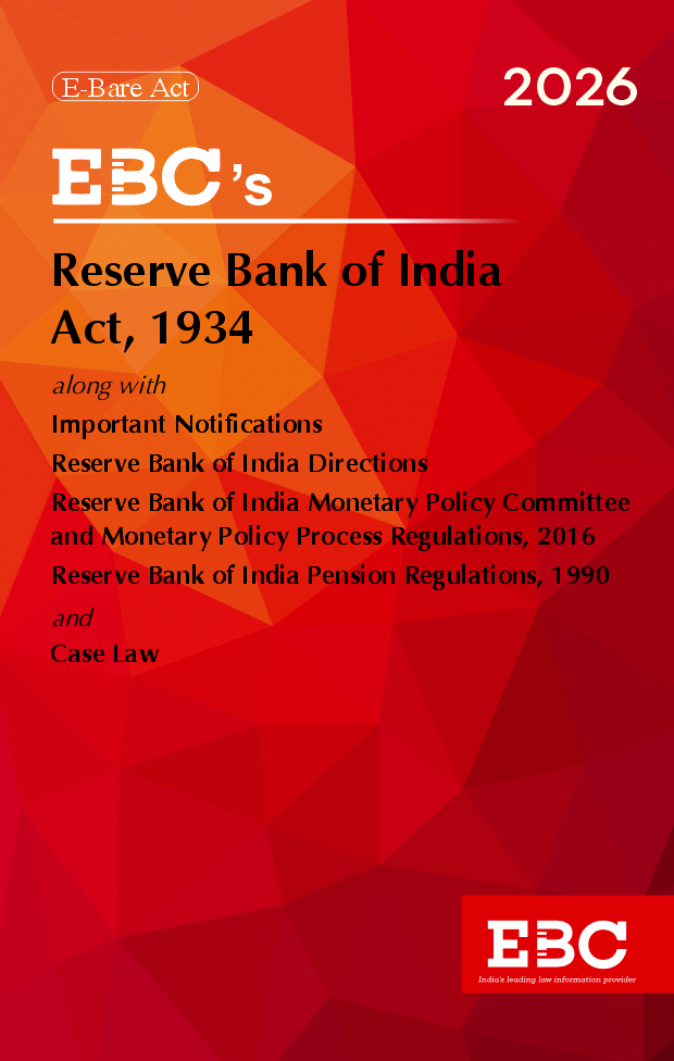 Reserve Bank of India Act, 1934 Bare Act (Print/eBook)