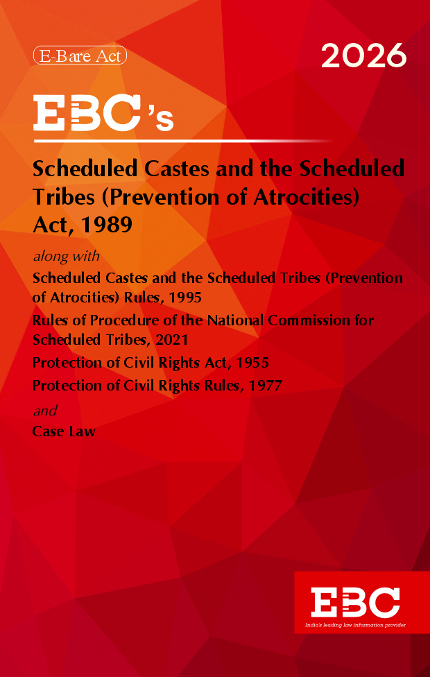 Scheduled Castes and Scheduled Tribes  (Prevention of Atrocities) Act, 1989Bare Act (Print/eBook)