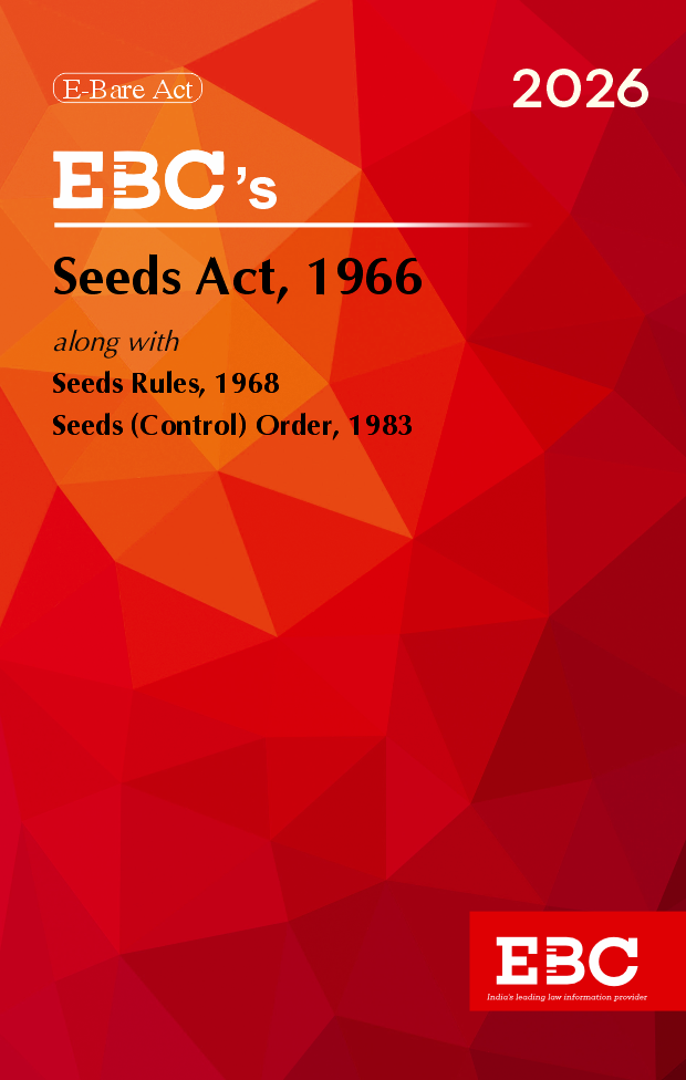 Seeds Act, 1966 Bare Act (Print/eBook)