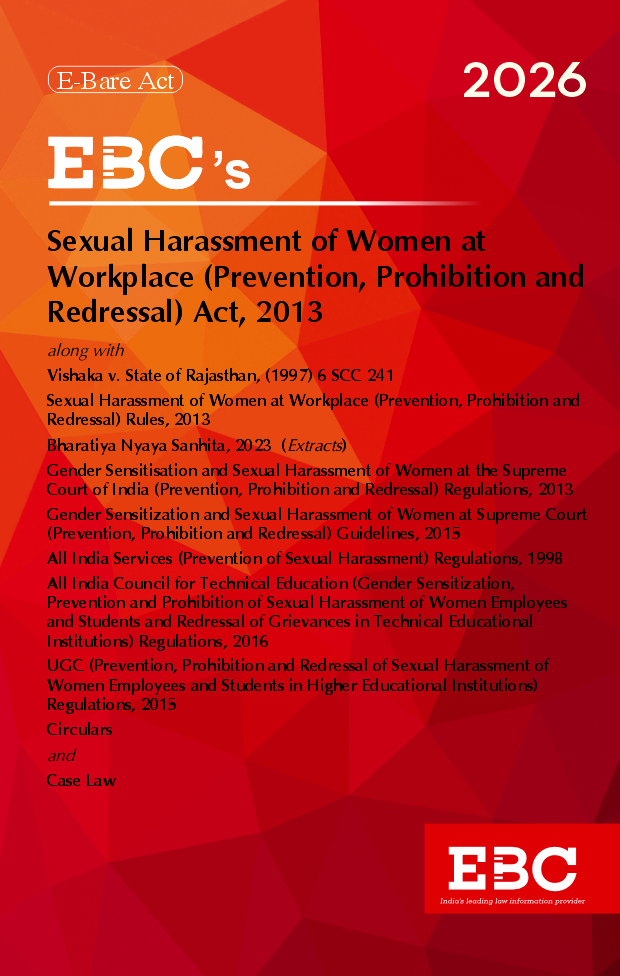 Sexual Harassment of Women at Workplace (Prevention Prohibition And Redressal) Act, 2013 Bare Act (Print/eBook)
