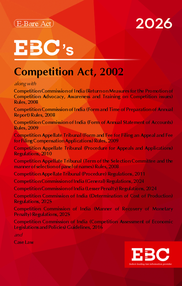 Competition Act, 2002Bare Act (Print/eBook)