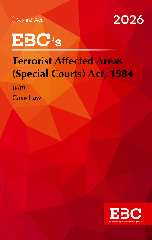 Terrorist Affected Areas (Special Courts) Act, 1984Bare Act (Print/eBook)