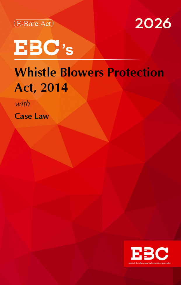 Whistle Blowers Protection Act, 2014 Bare Act (Print/eBook)