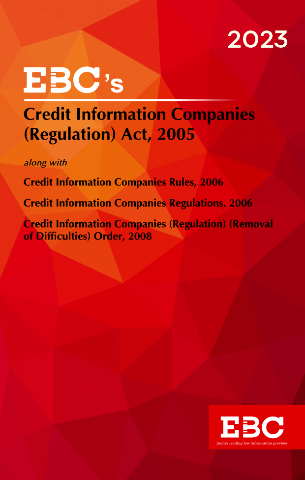 Credit Information Companies (Regulation) Act, 2005 Bare Act (Print/eBook)