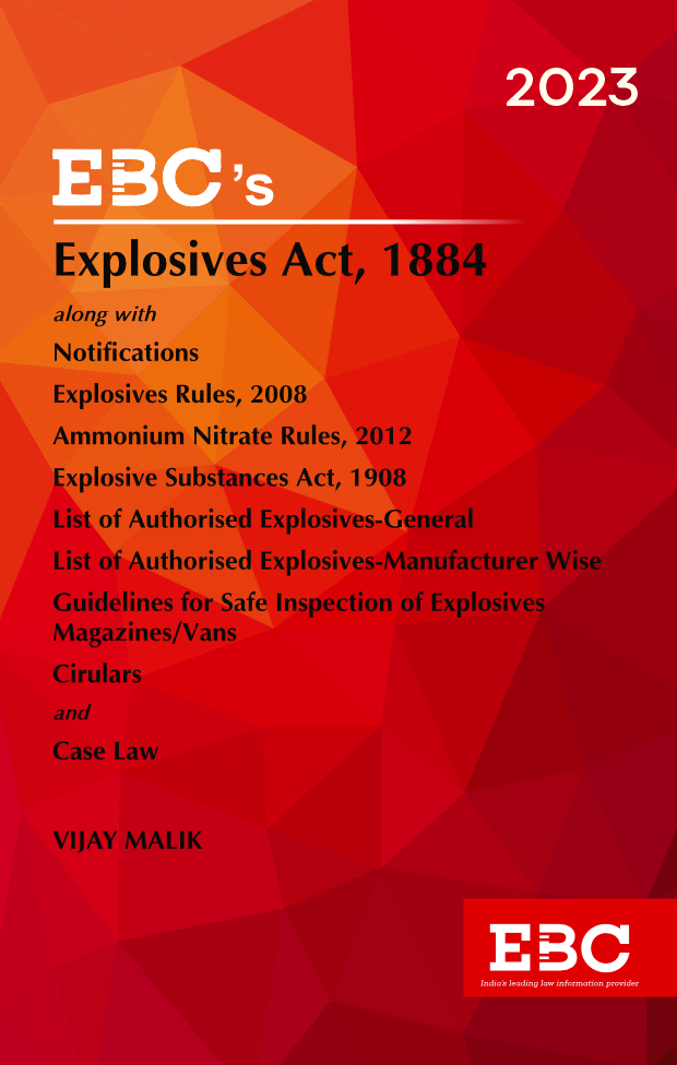 Explosives Act, 1884Bare Act (Print/eBook)