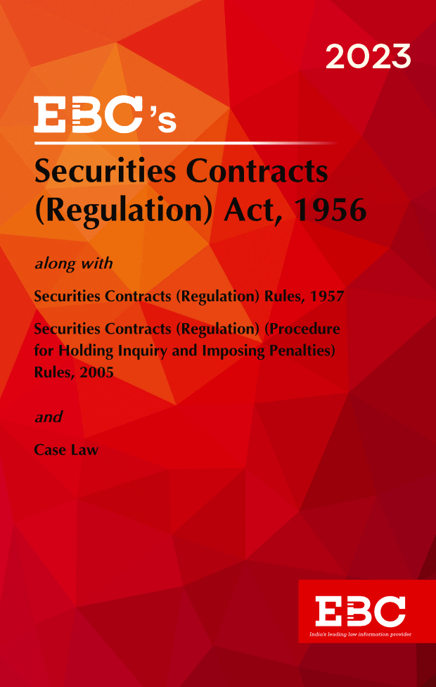 Securities Contracts (Regulations) Act, 1956Bare Act (Print/eBook)
