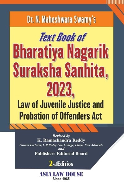 Text Book of Bharatiya Nagarik Suraksha Sanhita, 2023, Law of Juvenile Justice and Probation of Offenders Act