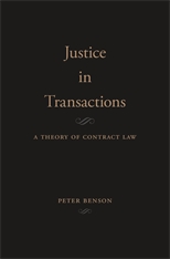 Justice in Transactions - A Theory of Contract Law