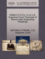 Wilder's S S Co, in Re U.S. Supreme Court Transcript of Record with Supporting Pleadings
