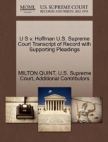 U S V. Hoffman U.S. Supreme Court Transcript of Record with Supporting Pleadings