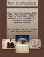 Paul A. Porter, Administrator, Office of Price Administration, Petitioner, V. Mary Jo Dicken and Elizabeth M. Dicken et al. U.S. Supreme Court Transcript of Record with Supporting Pleadings