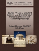 Bounds (V. Lee) V. Crawford (Marion) U.S. Supreme Court Transcript of Record with Supporting Pleadings