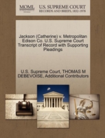 Jackson (Catherine) V. Metropolitan Edison Co. U.S. Supreme Court Transcript of Record with Supporting Pleadings