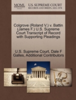 Colgrove (Roland V.) V. Battin (James F.) U.S. Supreme Court Transcript of Record with Supporting Pleadings