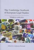 Cambridge Yearbook of European Legal Studies, Vol 9, 2006-2007