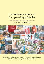 Cambridge Yearbook of European Legal Studies, Vol 15 2012-2013