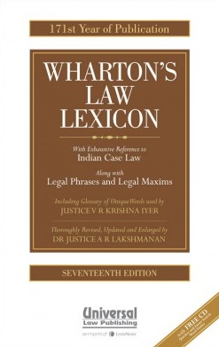 Law Lexicon (With Exhaustive Reference to Indian Case Law) (171th Year of Publication) with CD