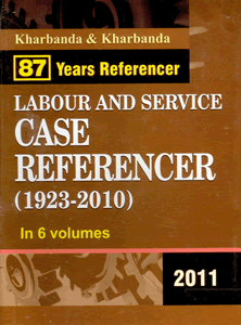Labour & Service Case Referencer (1923-2010) (In 6 Volumes)