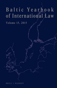 Baltic Yearbook of International Law, Volume 15 