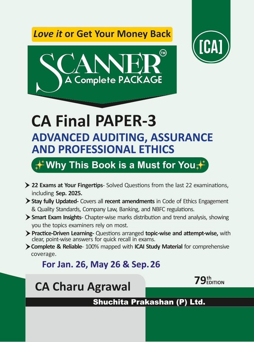 Scanner CA Final - Paper-3: Advanced Auditing, Assurance and Professional Ethics