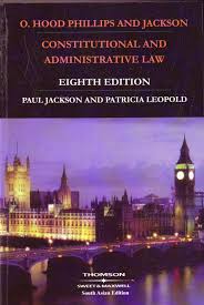 O. Hood Phillips & Jackson: Constitutional and Administrative Law