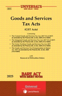 Goods and Services Tax Acts with allied Orders (Containing 4 Acts)