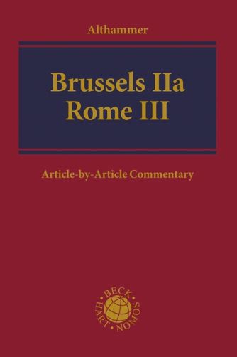 Brussels IIa - Rome III An Article-by-Article Commentary