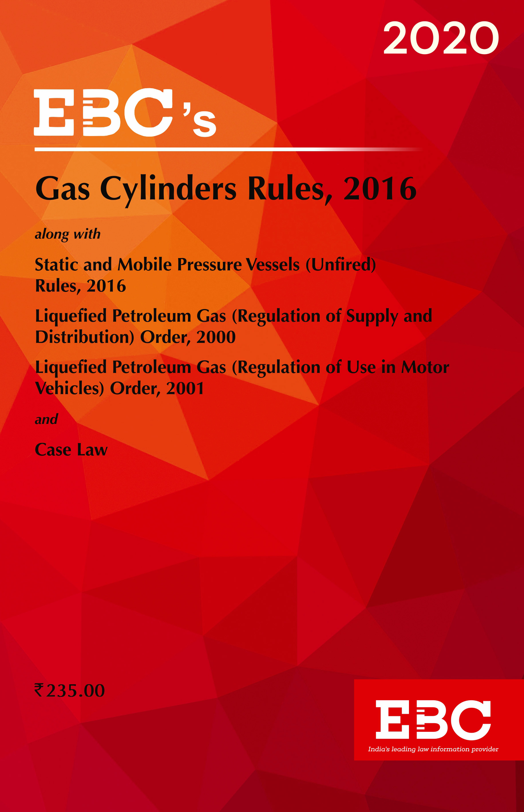Gas Cylinders Rules 2016 EBC store