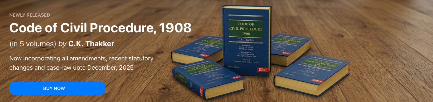 Code of Civil Procedure, 1908 (In 5 Volumes) by C.K. Thakker