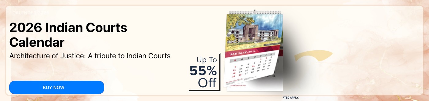 2026 Indian Courts Wall Calendar with Indian Holidays