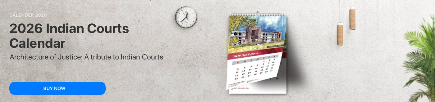 2026 Indian Courts Wall Calendar with Indian Holidays