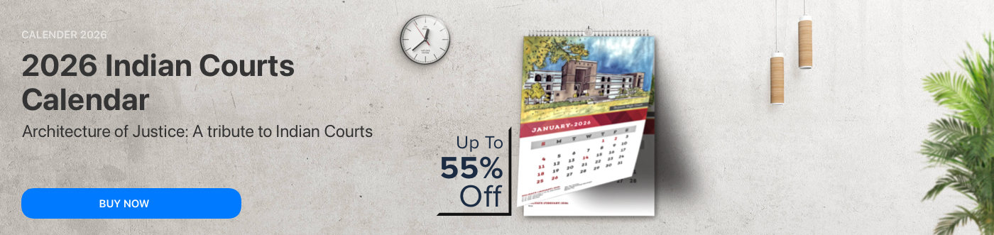 2026 Indian Courts Wall Calendar with Indian Holidays