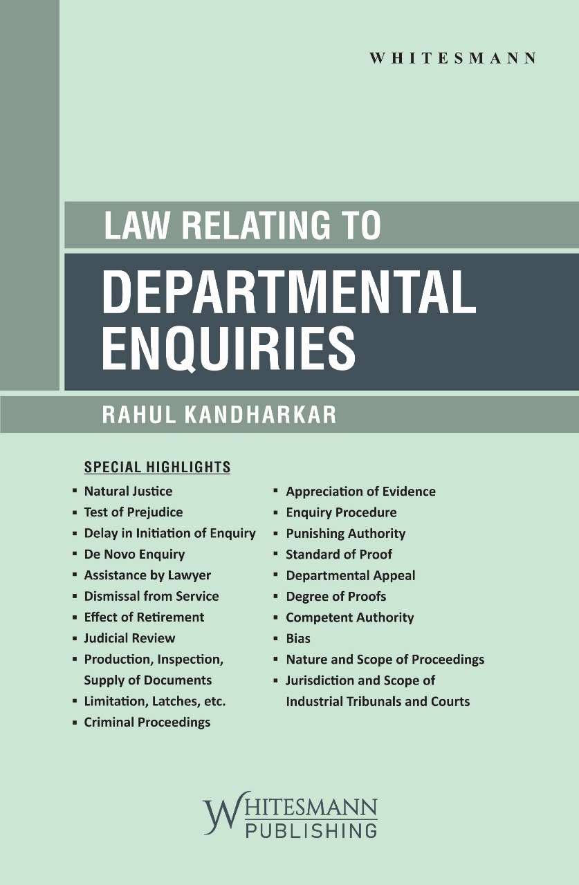 Law Relating To Departmental Enquiries