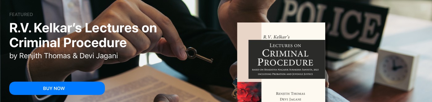 R.V. Kelkar's Lectures on Criminal Procedure: Based on BNSS, 2023