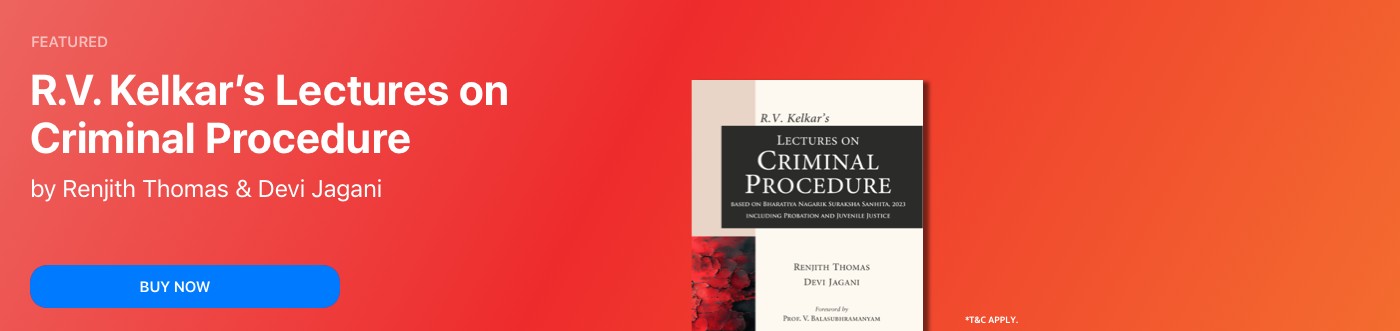 R.V. Kelkar's Lectures on Criminal Procedure: Based on BNSS, 2023