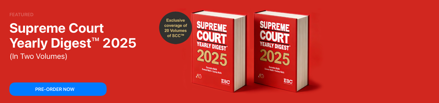 Supreme Court Yearly Digest 2025 (In 2 Volumes) (Pre-Order)