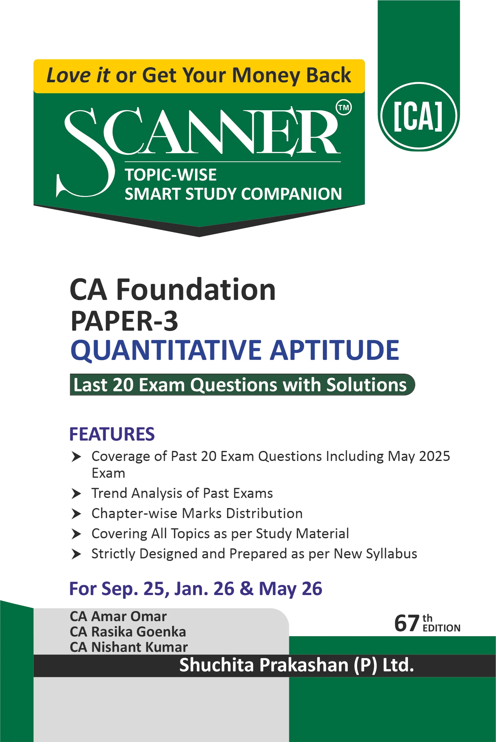Scanner CA Foundation - Paper-3: Quantitative Aptitude